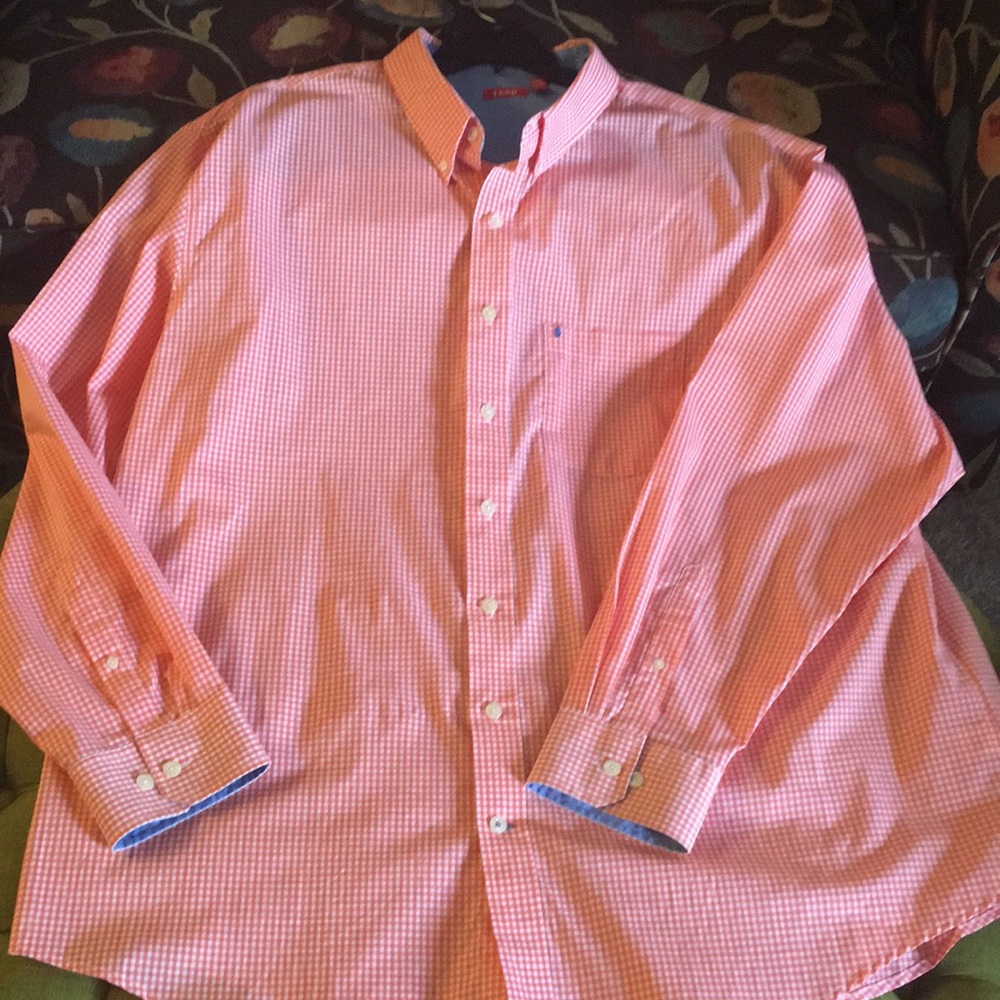 Men’s IZOD 3XLT Orange Casual Shirt